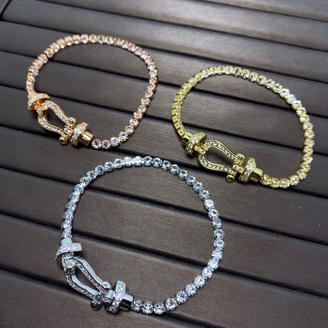 [Eterna Jewels]FORCE  HORSESHOE  DIAMOND TENNIS BRACELET