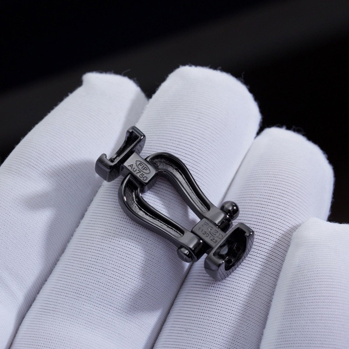[Eterna Jewels]FORCE LARGE SERIES HORSESHOE BLACK SAMURAI BRACELET