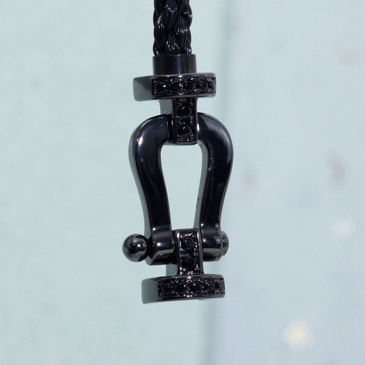 [Eterna Jewels]FORCE LARGE SERIES HORSESHOE BLACK SAMURAI BRACELET