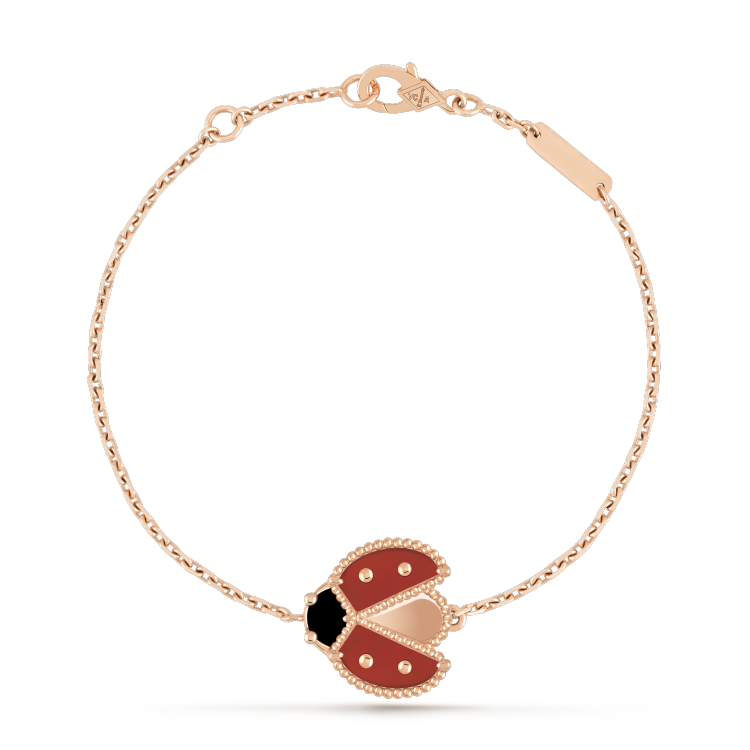 [Eterna Jewels]LUCKY SPRING 1 MOTIF PINK GOLD BRACELET
