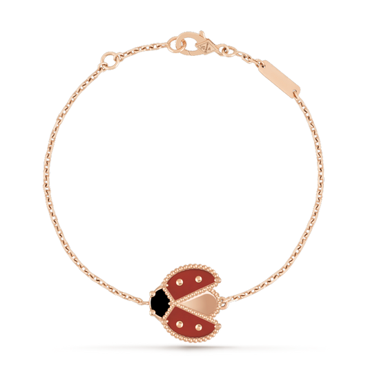 [Eterna Jewels]LUCKY SPRING 1 MOTIF PINK GOLD BRACELET