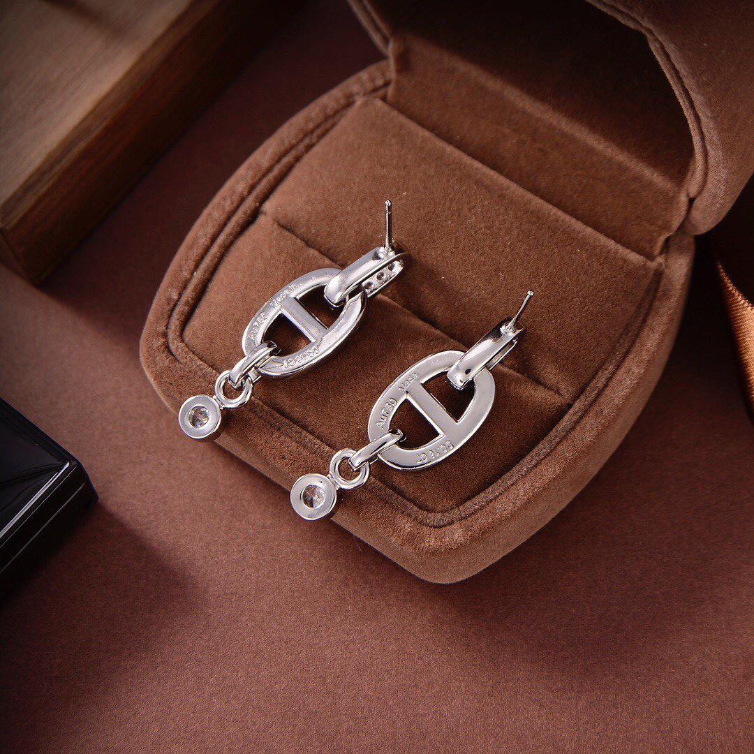 [Eterna Jewels]HM CHAINE DIAMOND EARRINGS