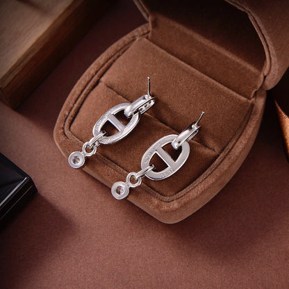 [Eterna Jewels]HM CHAINE DIAMOND EARRINGS