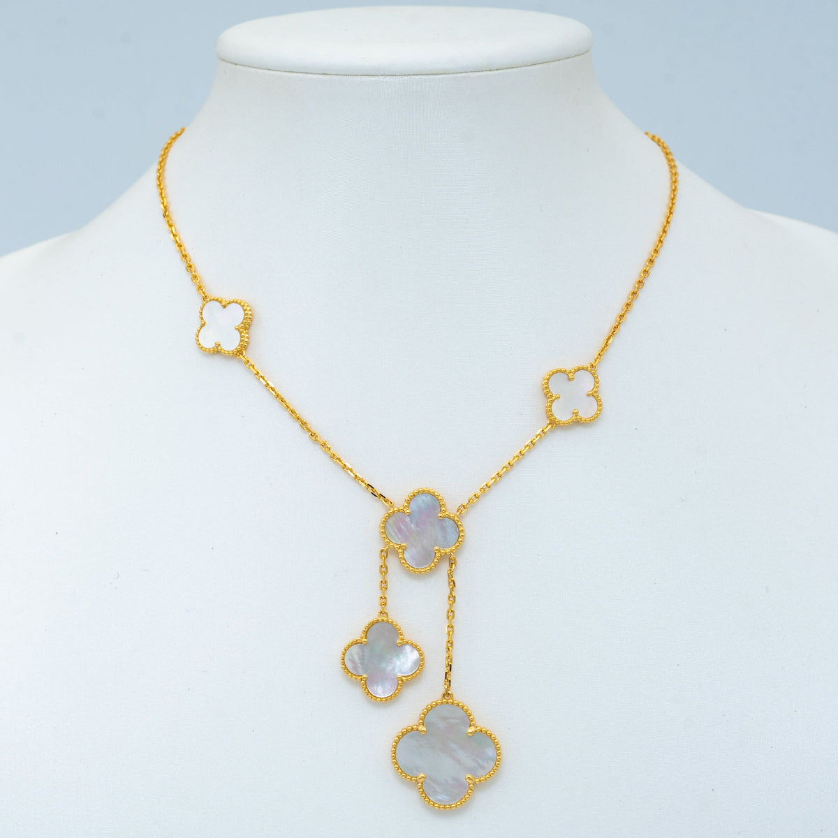 [Eterna Jewels]CLOVER MOTHER OF PEARL NECKLACE 6 MOTIF