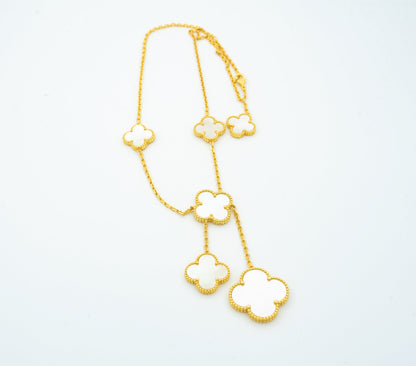 [Eterna Jewels]CLOVER MOTHER OF PEARL NECKLACE 6 MOTIF