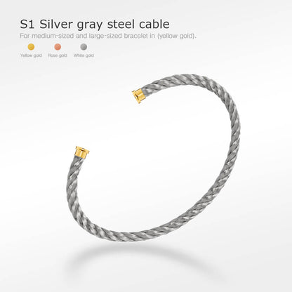 [Eterna Jewels]FORCE SERIES BRACELET CABLES 50 CHOICES (DIY SELECTION)