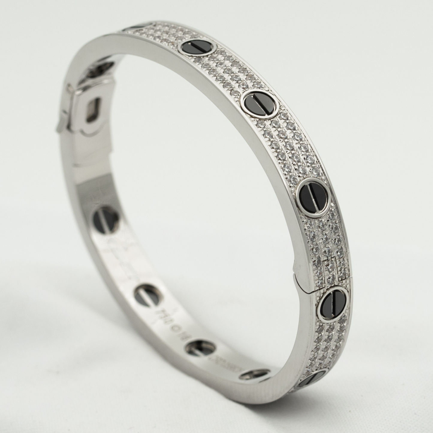 [Eterna Jewels]LOVE BRACELET 6.1MM DIAMOND-PAVED CERAMIC