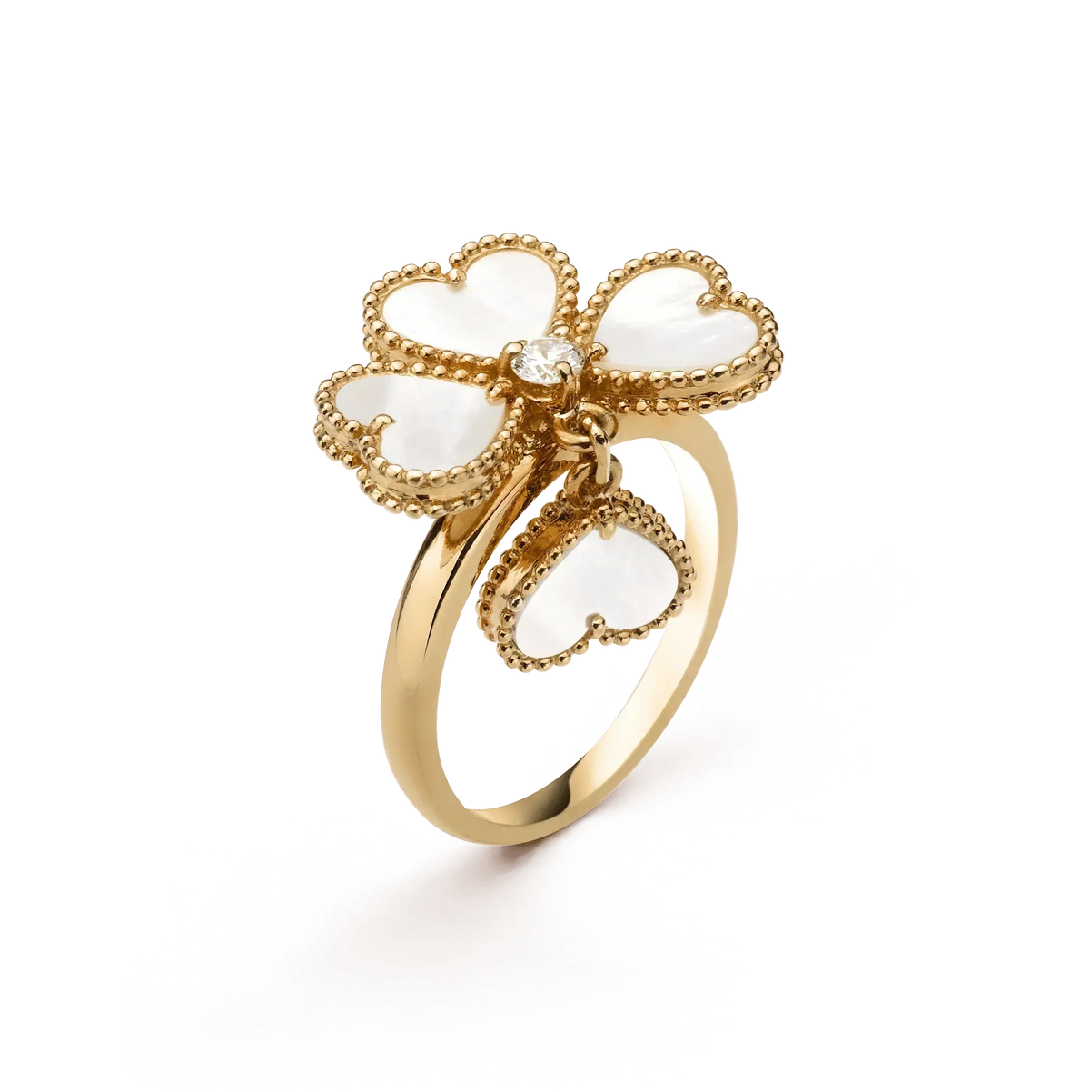 [Eterna Jewels]SWEET CLOVER WHITE MOP RING