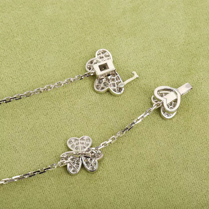 [Eterna Jewels]FRIVOLE SILVER 9 FLOWERS NECKLACE