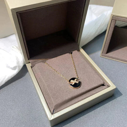 [Eterna Jewels]JEUX DE ROSE GOLD DIAMOND NECKLACE