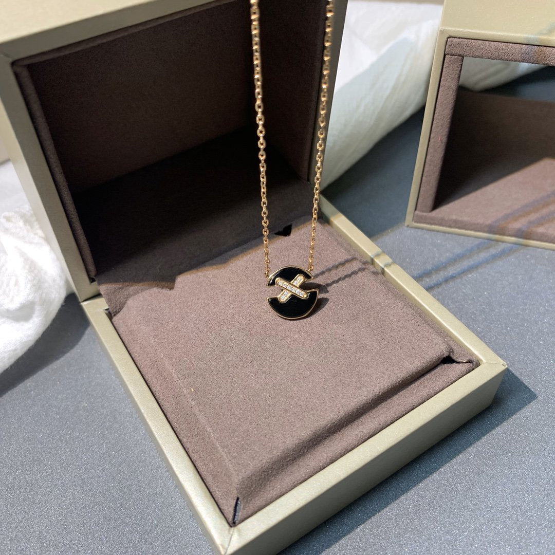 [Eterna Jewels]JEUX DE PINK GOLD DIAMOND NECKLACE