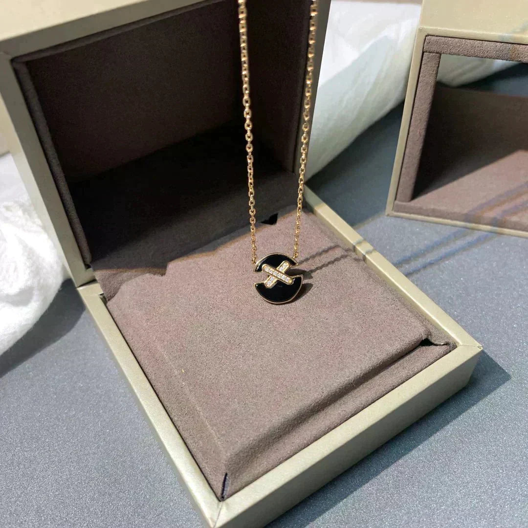[Eterna Jewels]JEUX DE ROSE GOLD DIAMOND NECKLACE