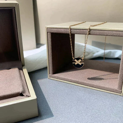 [Eterna Jewels]JEUX DE ROSE GOLD DIAMOND NECKLACE
