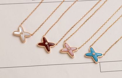 [Eterna Jewels]JEUX DE NECKLACE 1 DIAMOND