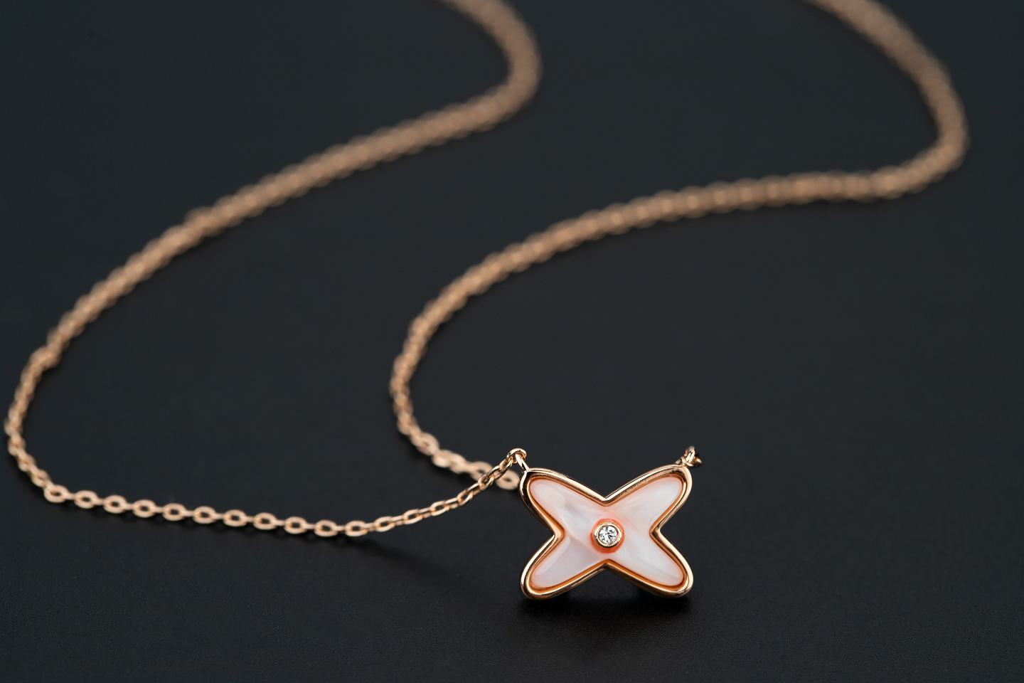 [Eterna Jewels]JEUX DE NECKLACE 1 DIAMOND