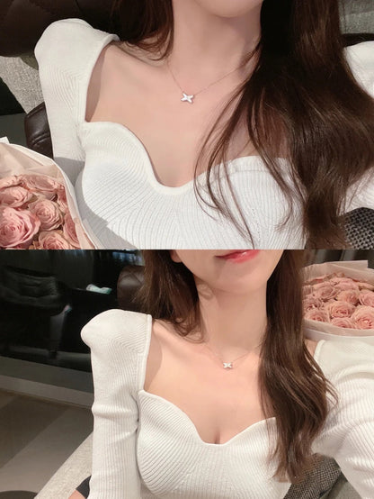 [Eterna Jewels]JEUX DE NECKLACE 1 DIAMOND