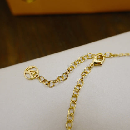 [Eterna Jewels]BLOOMING SUPPLE NECKLACE BRASS
