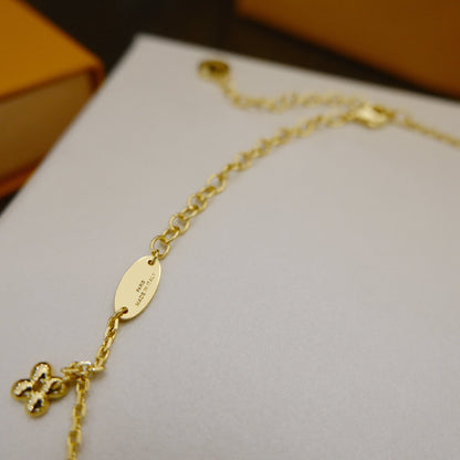 [Eterna Jewels]BLOOMING SUPPLE NECKLACE BRASS
