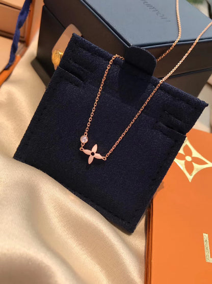 [Eterna Jewels]BLOSSOM PENDANT PINK GOLD AND DIAMOND