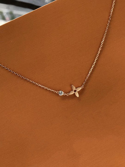 [Eterna Jewels]BLOSSOM PENDANT PINK GOLD AND DIAMOND