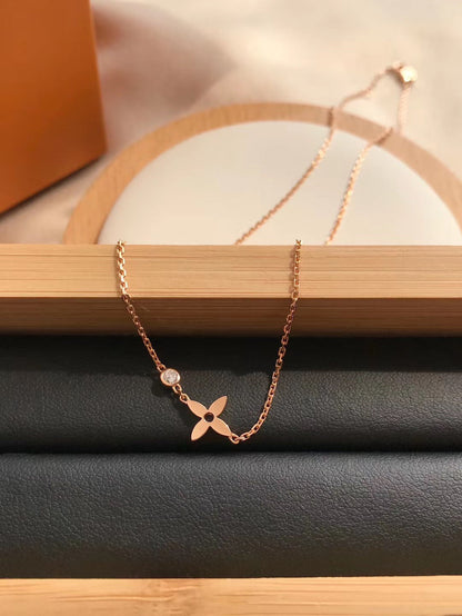 [Eterna Jewels]BLOSSOM PENDANT PINK GOLD AND DIAMOND