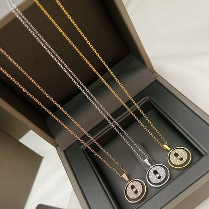 [Eterna Jewels]LUCKY MOVER PM PAVED NECKLACE