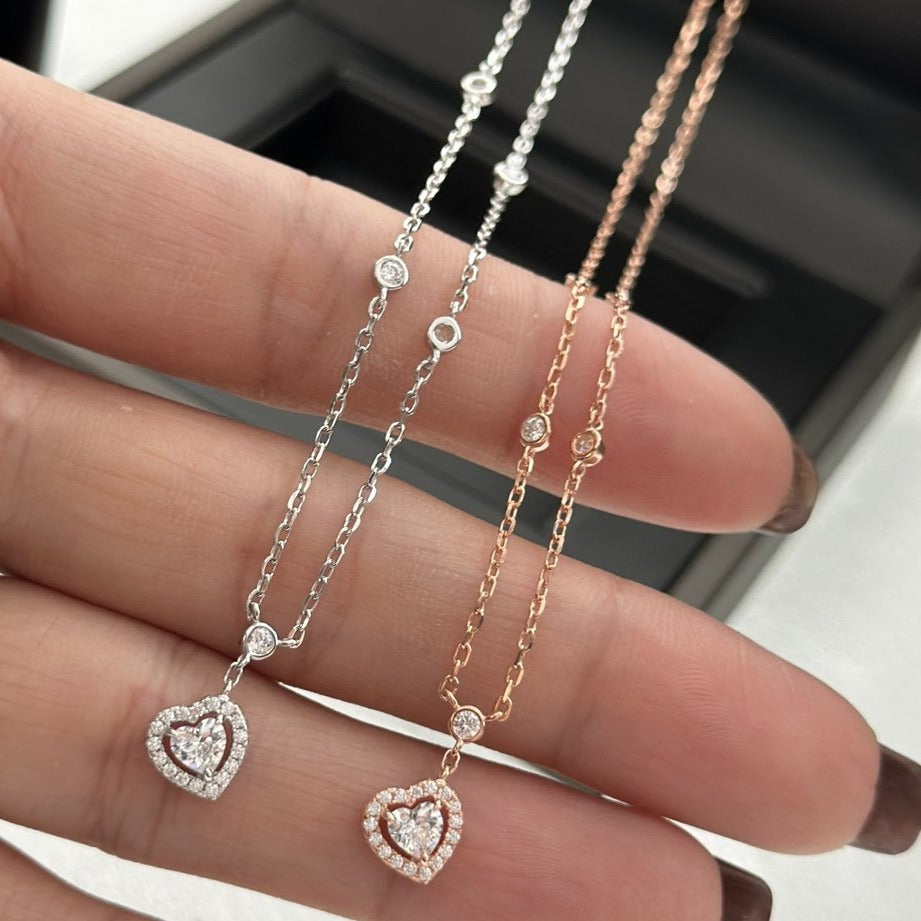 [Eterna Jewels]JOY HEART DIAMOND NECKLACE
