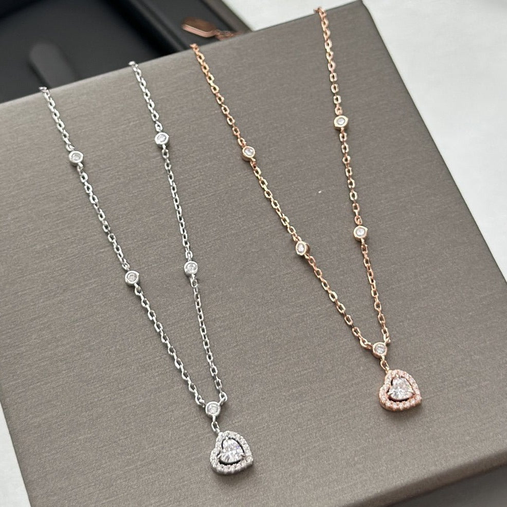 [Eterna Jewels]JOY HEART DIAMOND NECKLACE