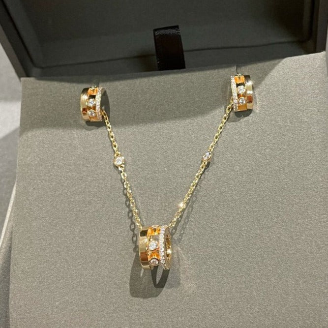 [Eterna Jewels]CHAIN MOVE ROMANE PEDAND NECKLACE