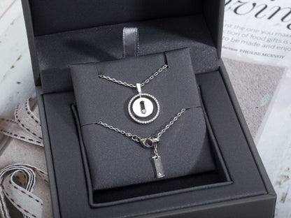 [Eterna Jewels]LUCKY MOVE PM NECKLACE SILVER DIAMOND