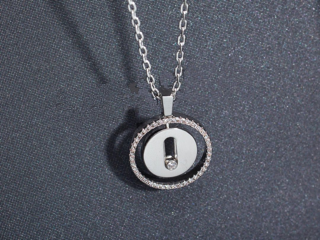 [Eterna Jewels]LUCKY MOVE PM NECKLACE SILVER DIAMOND