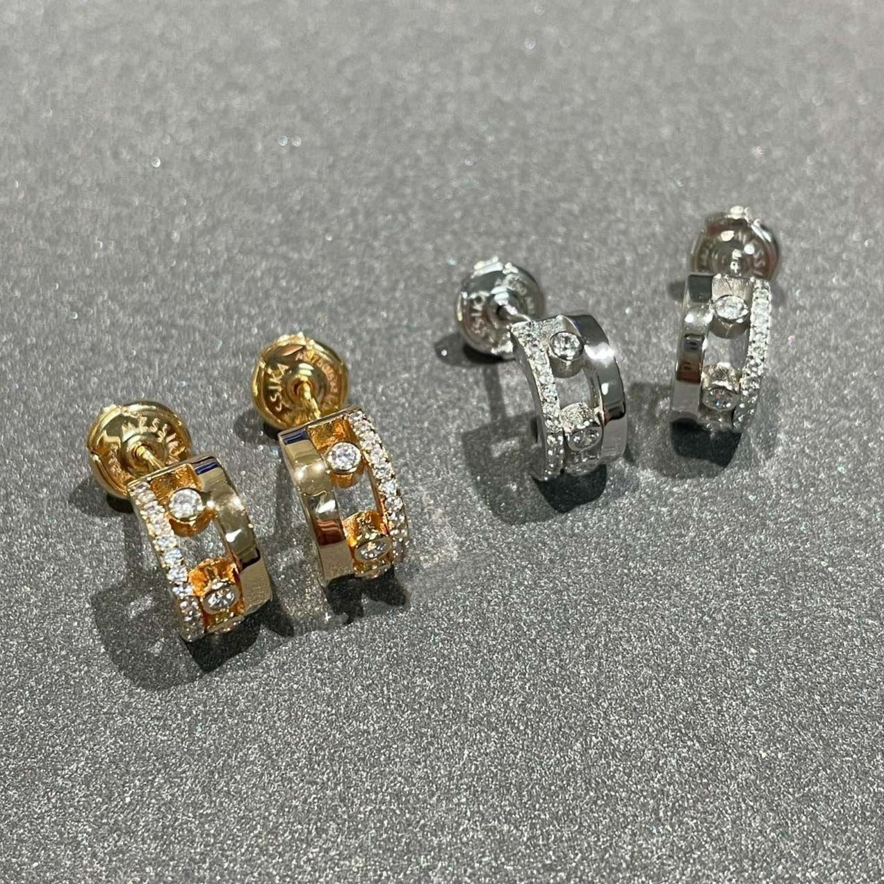 [Eterna Jewels]MOVE ROMANE EARRINGS DIAMOND