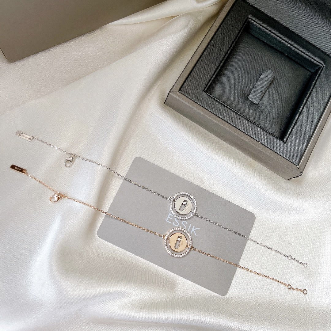 [Eterna Jewels]LUCKY MOVE PAVED DIAMOND BRACELET