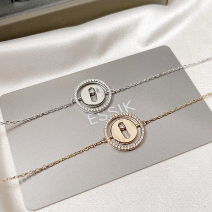 [Eterna Jewels]LUCKY MOVE PAVED DIAMOND BRACELET