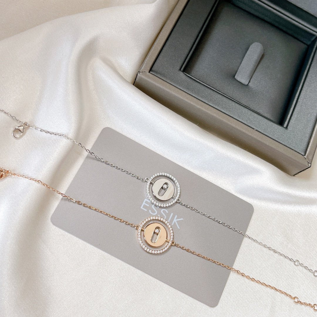 [Eterna Jewels]LUCKY MOVE PAVED DIAMOND BRACELET