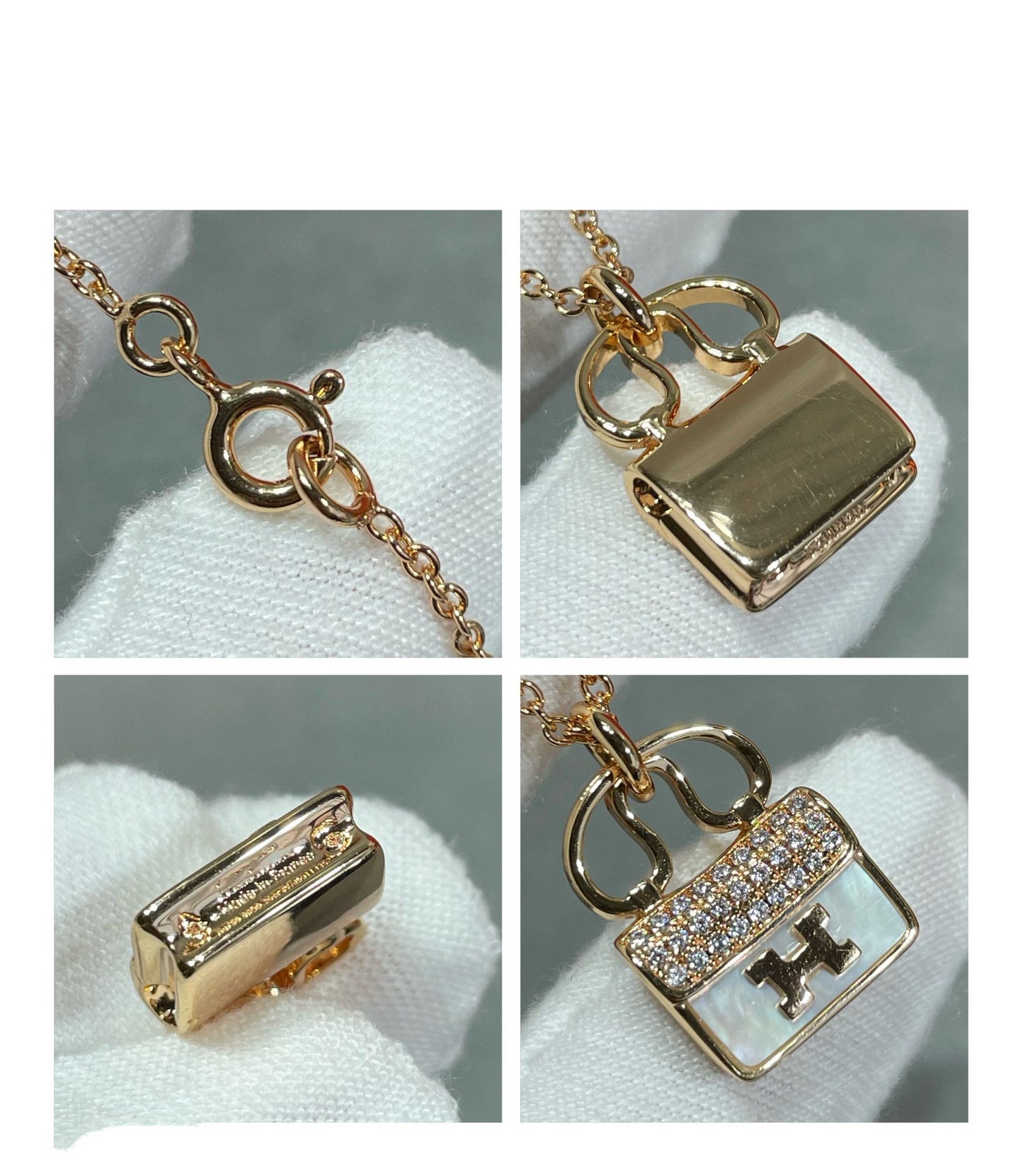 [Eterna Jewels]H CIRCE MOISSANITE PENDANT NECKLACE GOLD