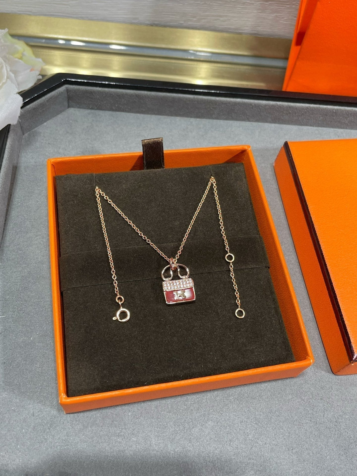 [Eterna Jewels]H CIRCE MOISSANITE PENDANT NECKLACE GOLD