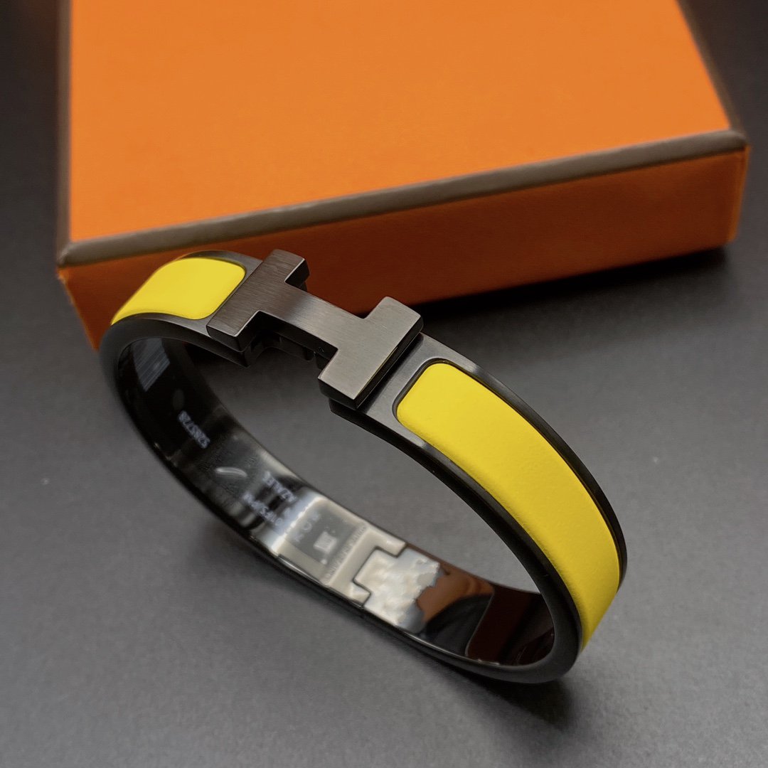 [Eterna Jewels]CLIC HM SO BLACK YELLOW BRACELET