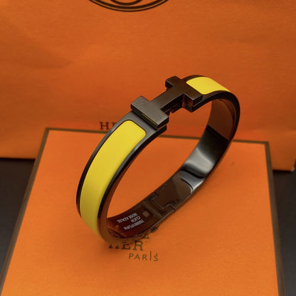 [Eterna Jewels]CLIC HM SO BLACK YELLOW BRACELET