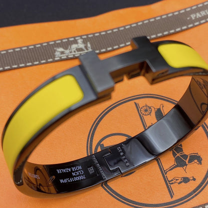 [Eterna Jewels]CLIC HM SO BLACK YELLOW BRACELET