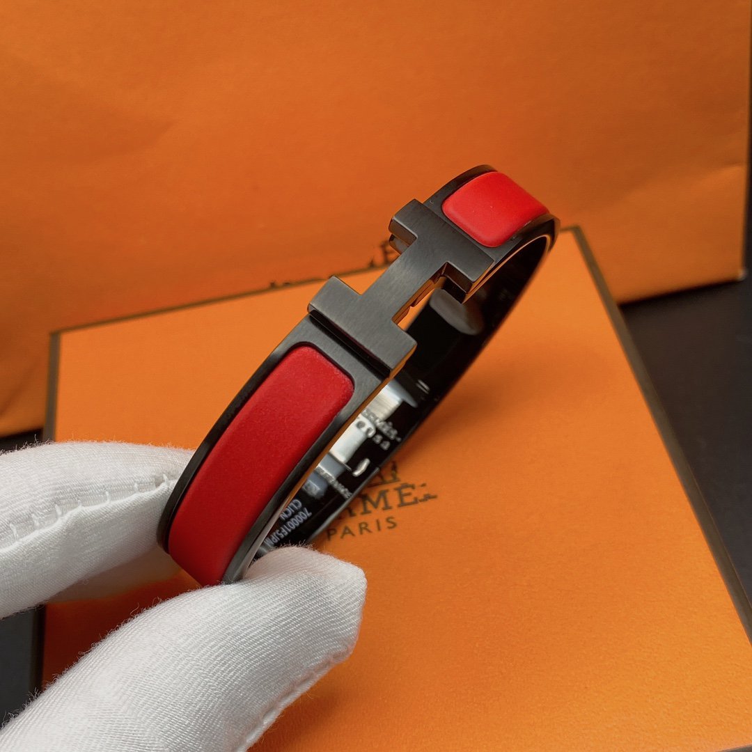 [Eterna Jewels]CLIC HM SO BLACK RED BRACELET