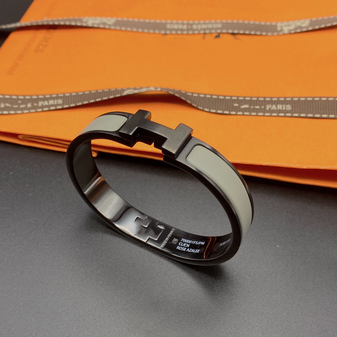 [Eterna Jewels]CLIC HM SO BLACK GREY BRACELET