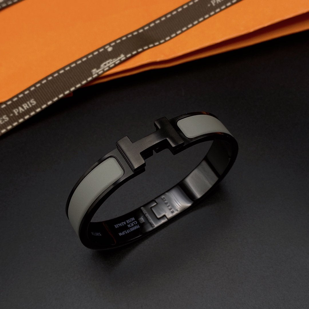 [Eterna Jewels]CLIC HM SO BLACK GREY BRACELET