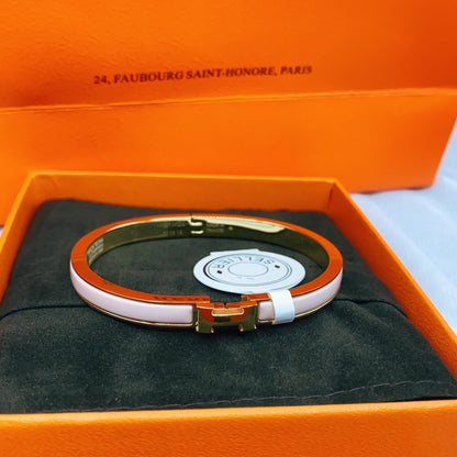 [Eterna Jewels]CLASSIC HM CLIC  PINK 8MM ENAMEL BRACELET