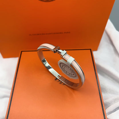 [Eterna Jewels]CLASSIC HM CLIC  PINK 8MM ENAMEL BRACELET