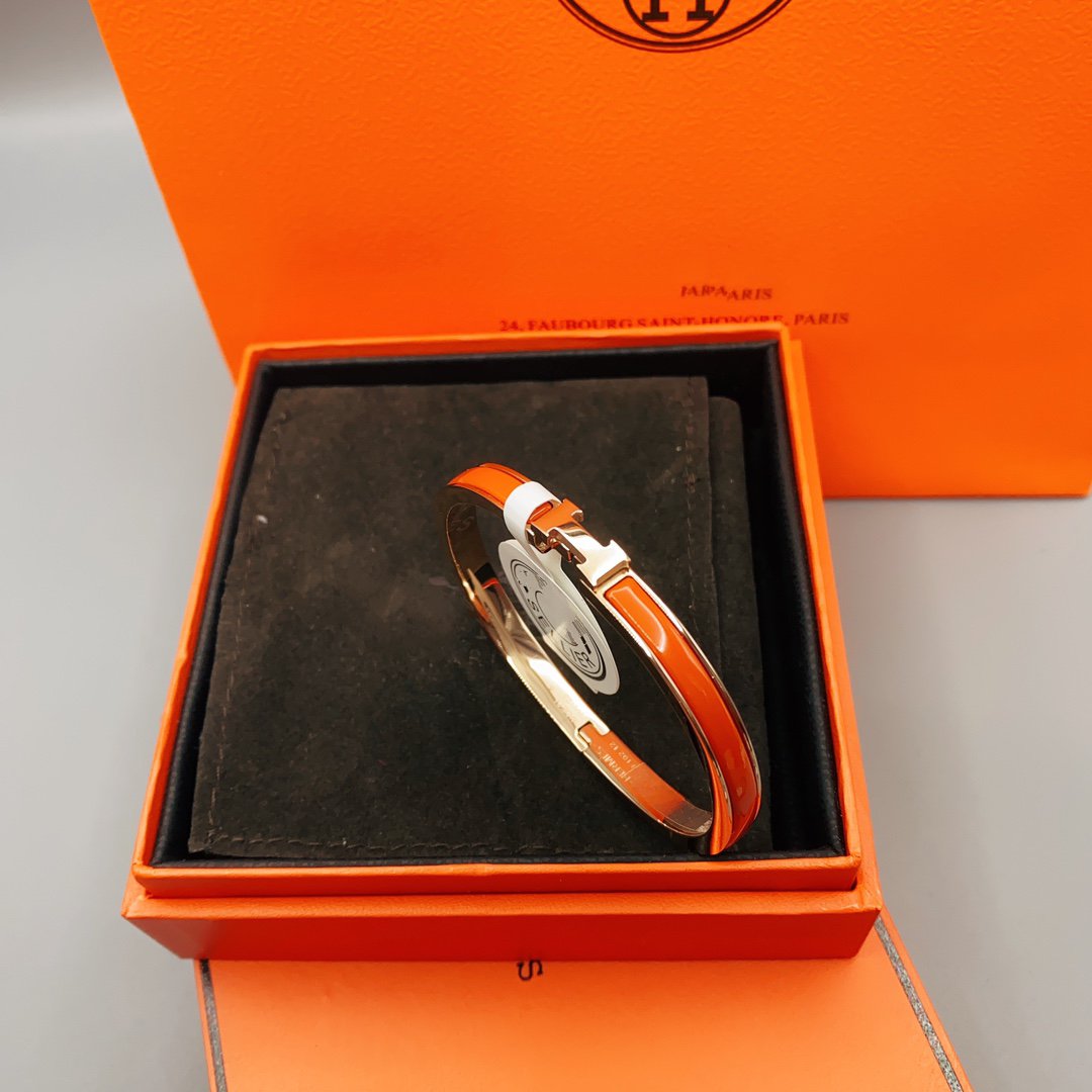 [Eterna Jewels]CLASSIC HM CLIC RED 8MM ENAMEL BRACELET