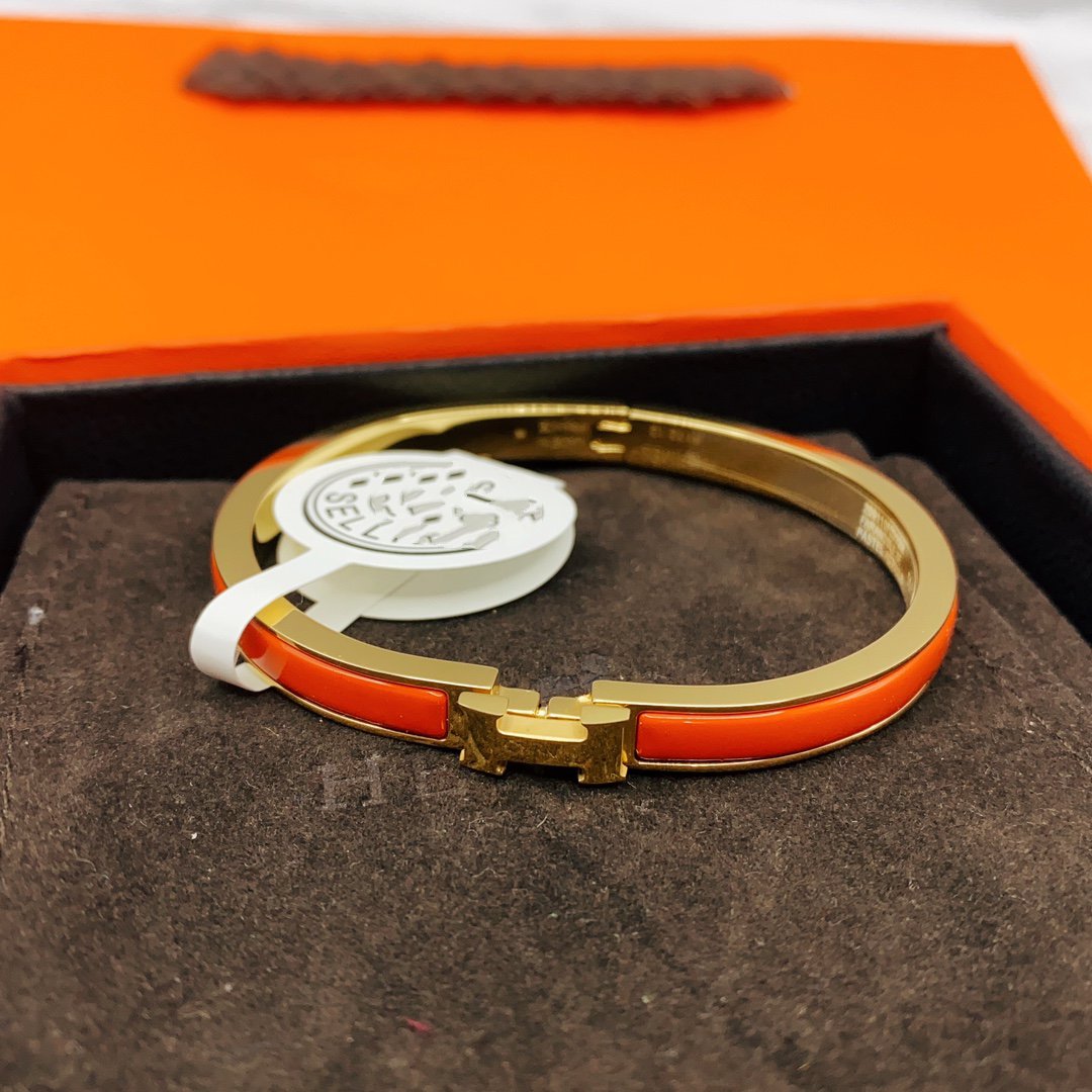 [Eterna Jewels]CLASSIC HM CLIC RED 8MM ENAMEL BRACELET
