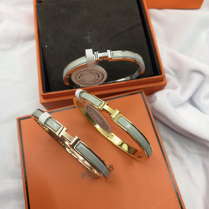 [Eterna Jewels]CLASSIC HM CLIC GREEN 8MM ENAMEL BRACELET