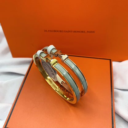 [Eterna Jewels]CLASSIC HM CLIC GREEN 8MM ENAMEL BRACELET