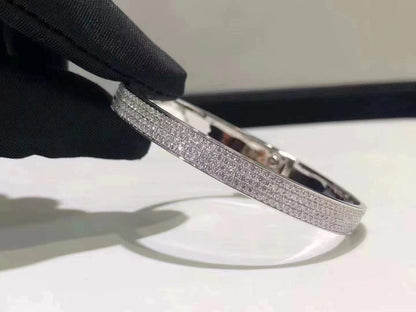 [Eterna Jewels]HM KELLY BRACELET IN SILVER AND FULL PAVE DIAMOND